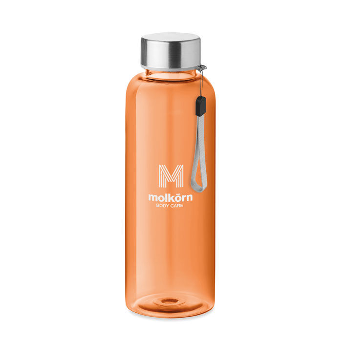 Miniatyrbild: Orange med tryck Vattenflaska i tritan 500 ml