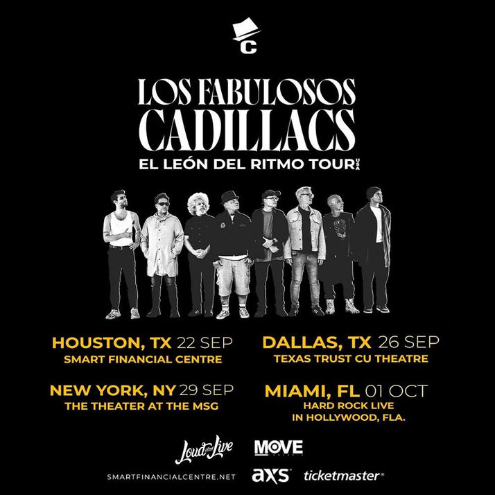 LOS FABULOSOS CADILLACS ANUNCIAN LAS FECHAS DE SU GIRA EN EE.UU. PARA 2023