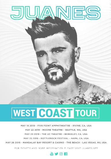 Juanes: Gira Por La Costa Oeste