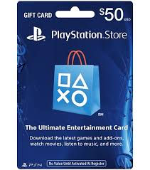 PLAY STATION GIFT CARD $50
