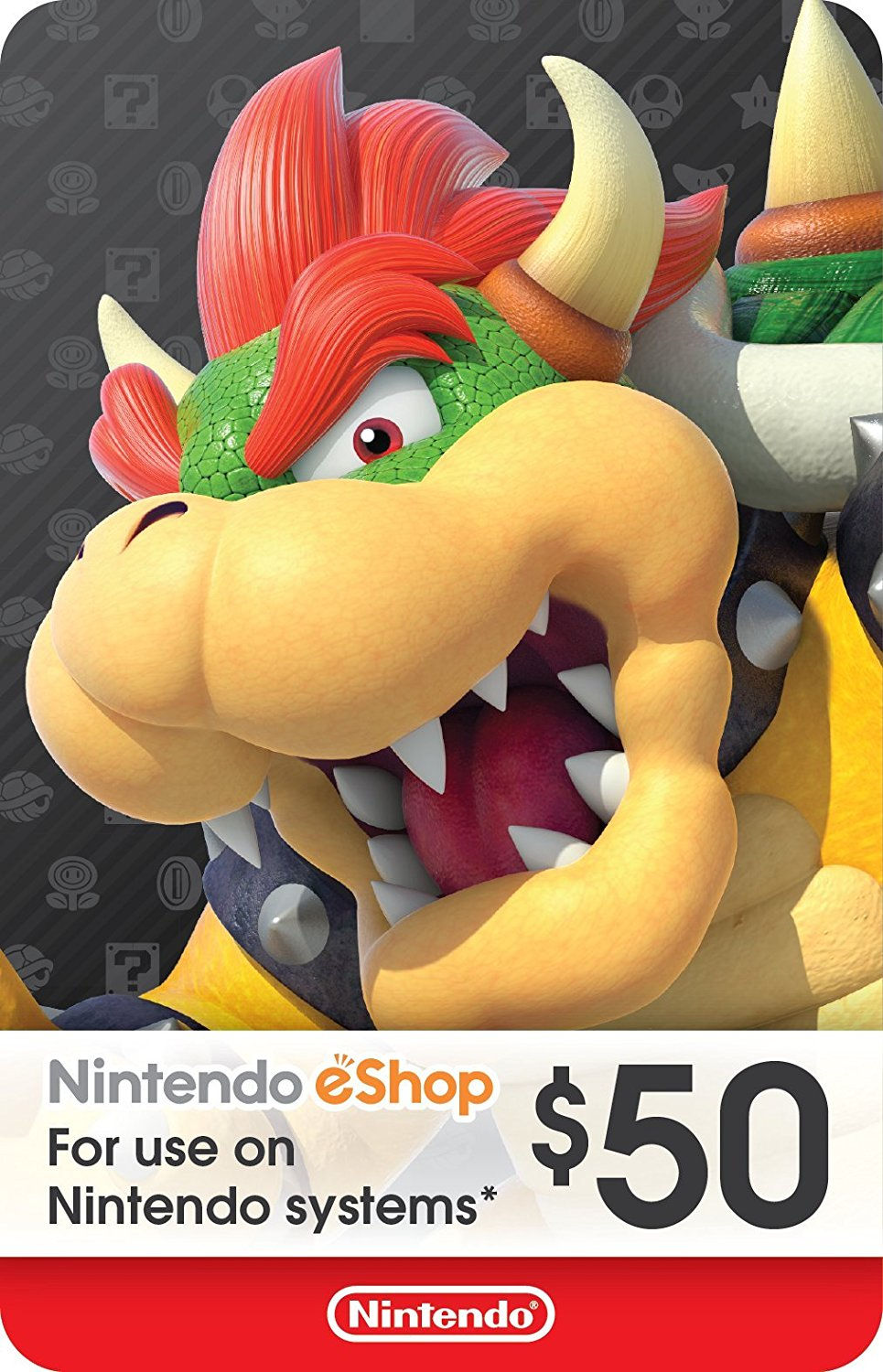 eCash - Nintendo eShop Gift Card $50 - Switch / Wii U / 3DS