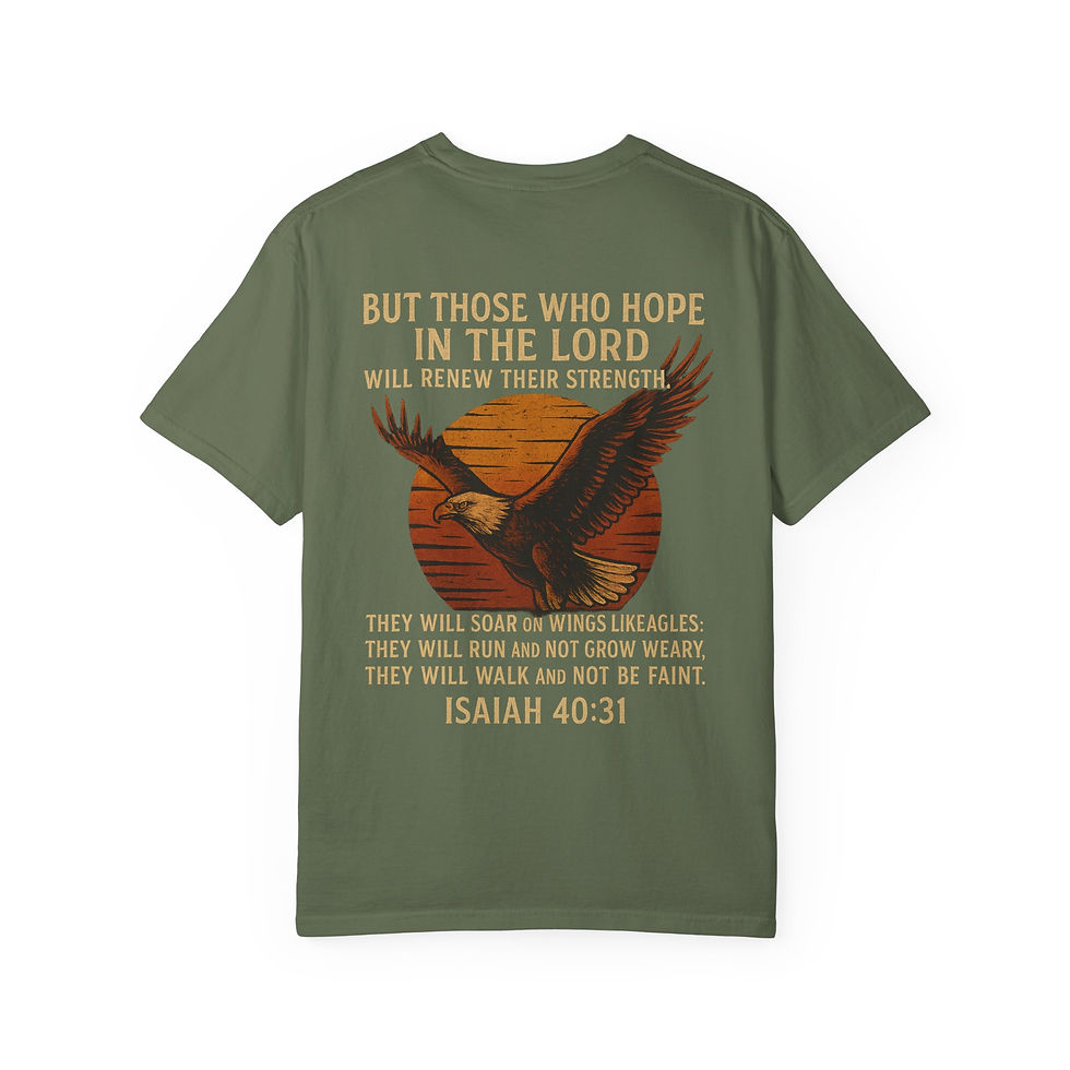 Thumbnail: Isaiah 40:31; Catholic/Christian Shirt