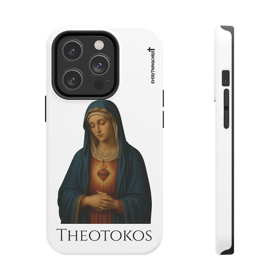 Thumbnail: Theotokos; Mary Mother of God; Catholic/Christian phone case