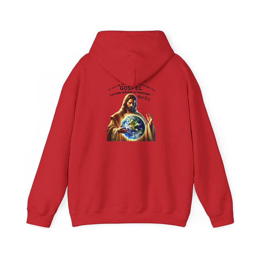 Thumbnail: Mark 16:15 Hoodie; Catholic/Christian Clothing