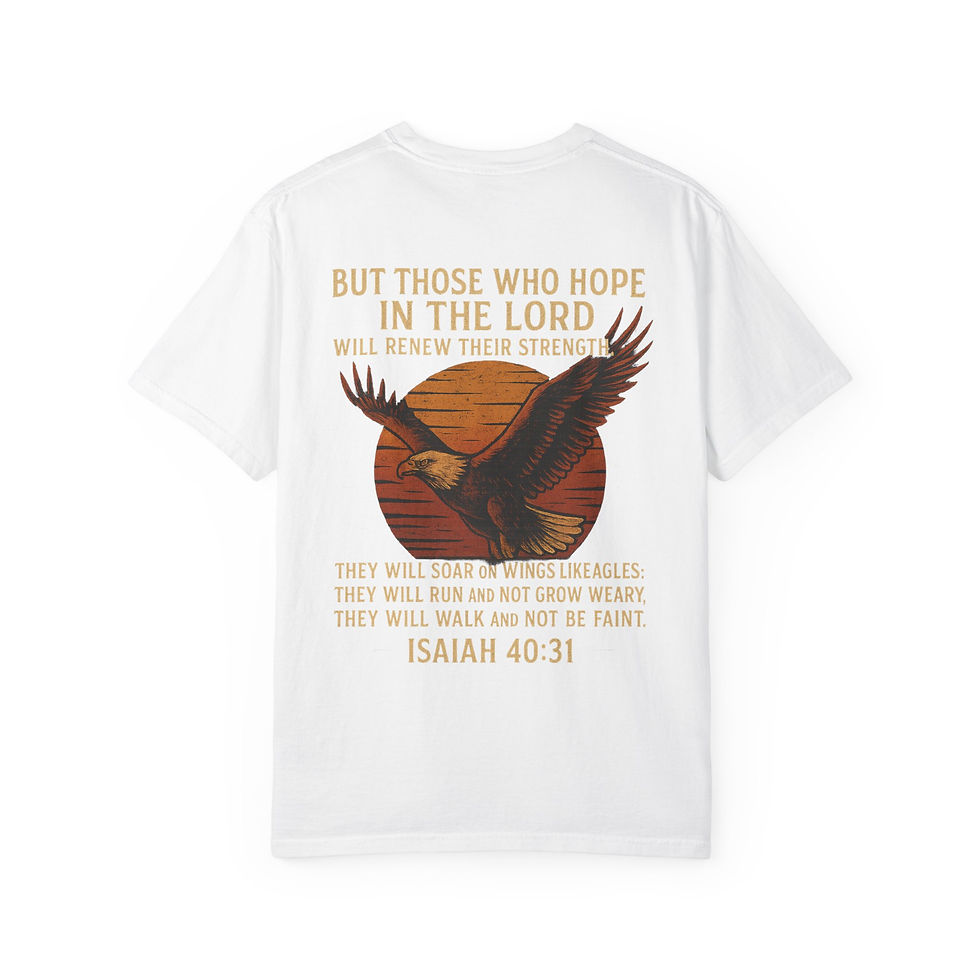 Thumbnail: Isaiah 40:31; Catholic/Christian Shirt