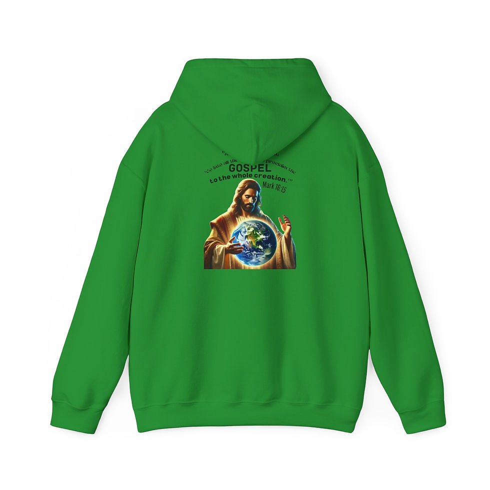 Thumbnail: Mark 16:15 Hoodie; Catholic/Christian Clothing