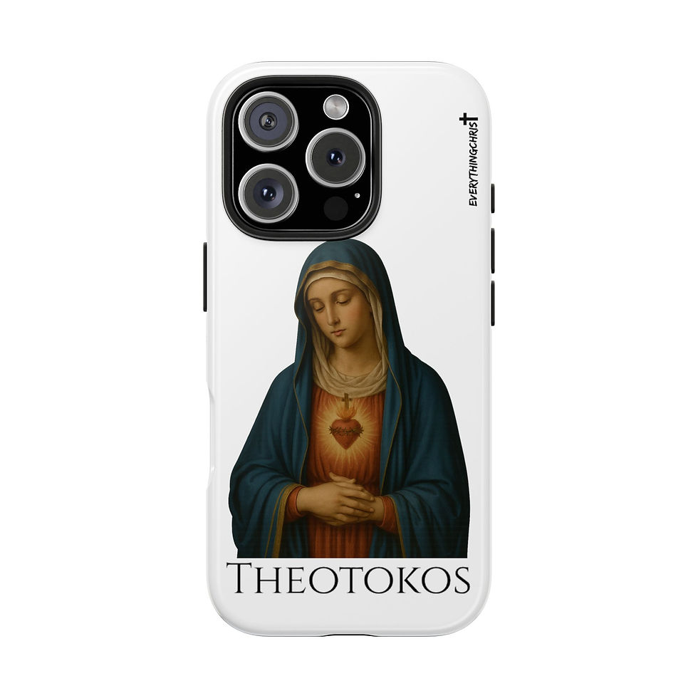 Thumbnail: Theotokos; Mary Mother of God; Catholic/Christian phone case