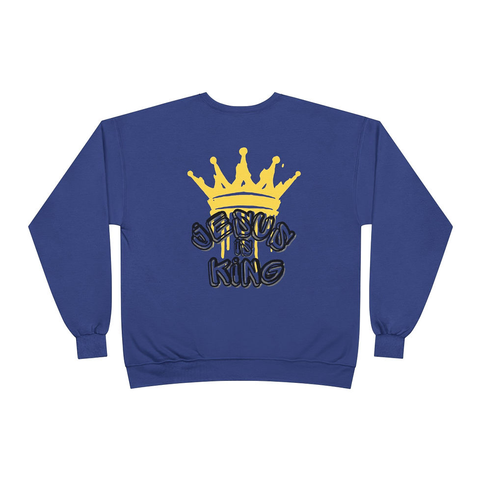 Thumbnail: Jesus Is King - Christian Sweatshirt