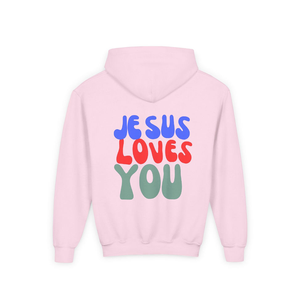 Thumbnail: Jesus Love You- Catholic/Christian Youth Hoodie