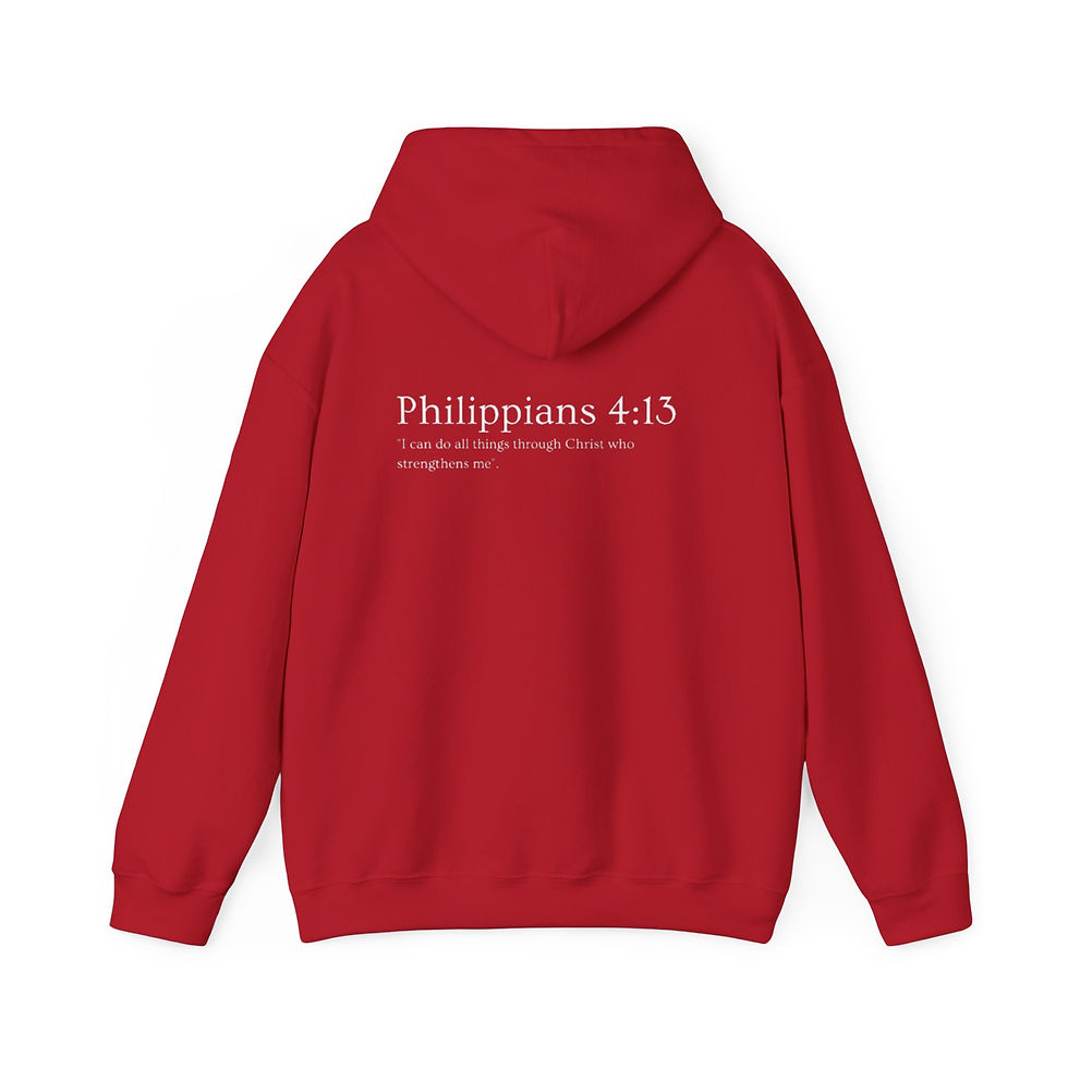 Thumbnail: Everything Christ; Philippians 4:13 Hoodie