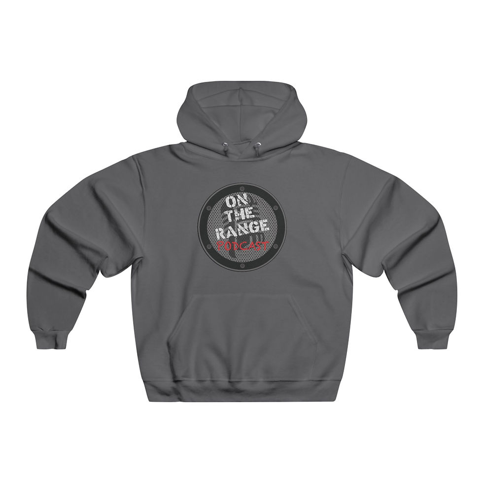 Thumbnail: On The Range Podcast LOGO Men's Hooded Sweatshirt