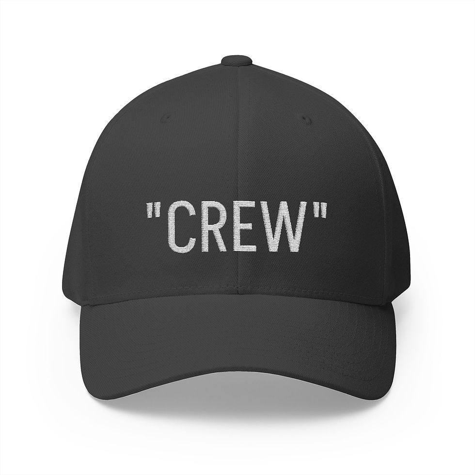 Thumbnail: The "CREW"  Embroidered Flex Fit Cap