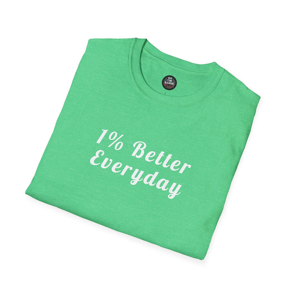 Thumbnail: On The Range Podcast "1% Better Everyday" Short Sleeve Tee