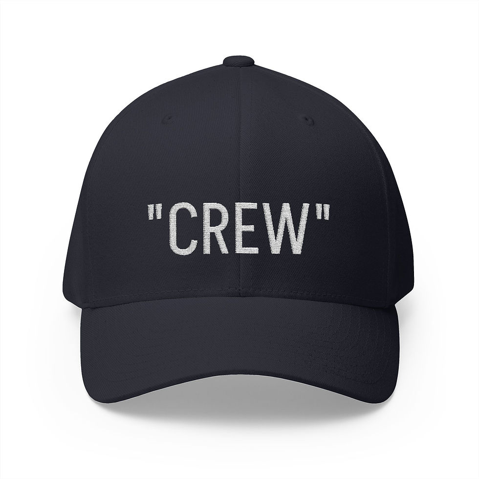 Thumbnail: The "CREW"  Embroidered Flex Fit Cap