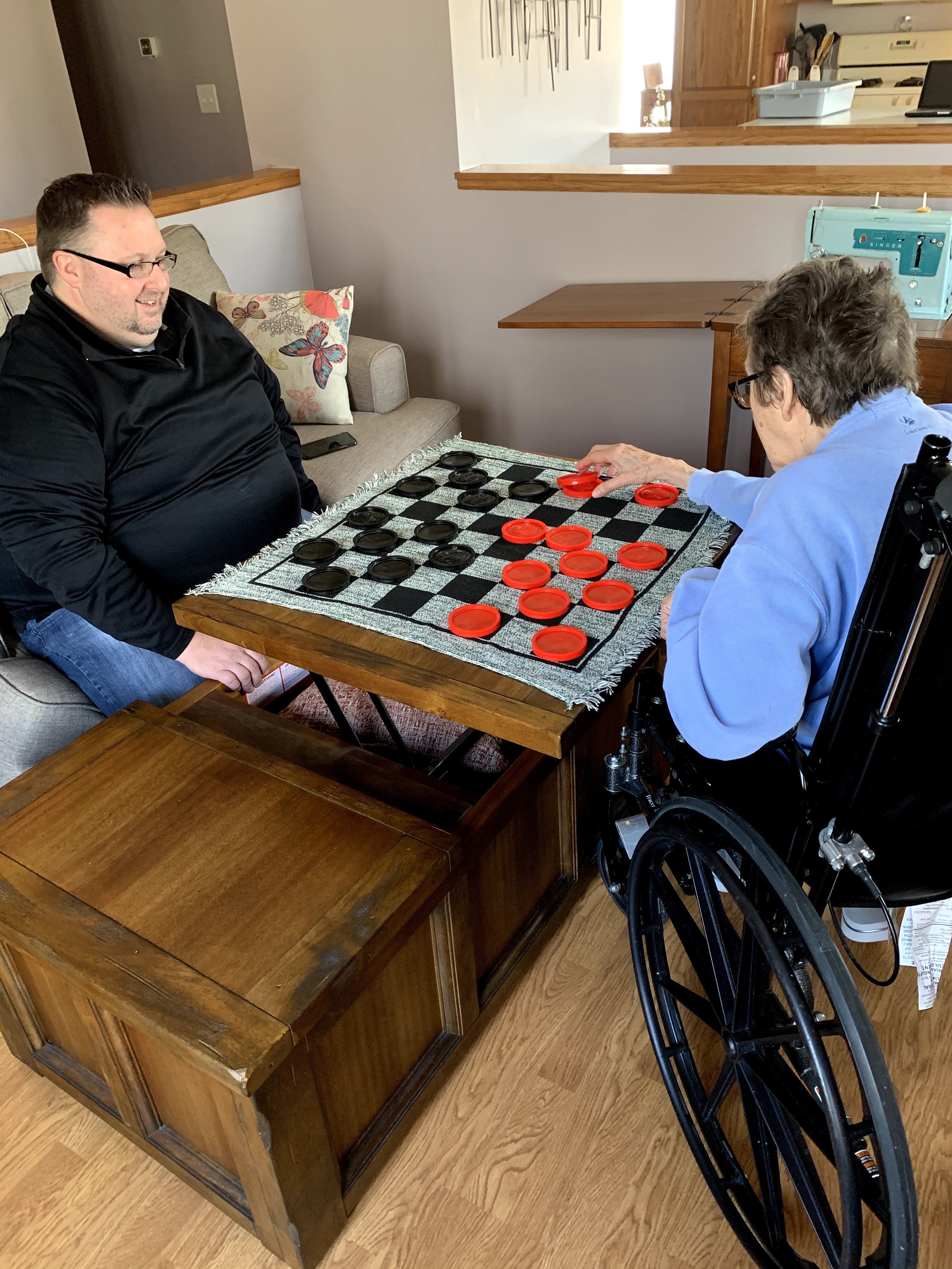 Checkers with Jason