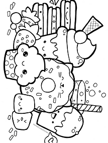 Coloring Page - Sweets