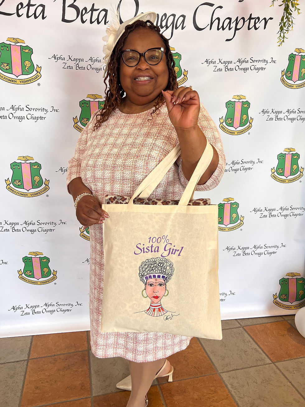Thumbnail: 100% Sista Tote Bag