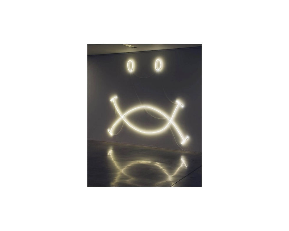 Thumbnail: Happy/Sad Necklace, silver