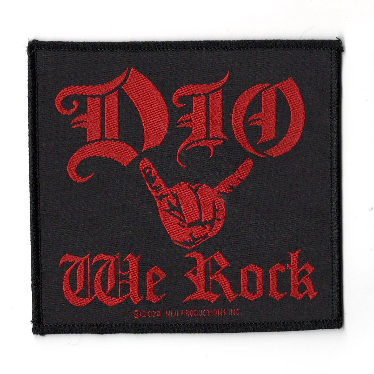 Dio - We Rock Woven Patch
