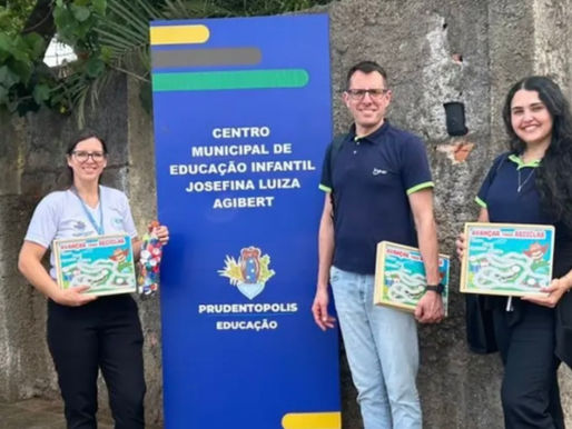 Ínpar leva o jogo “Avançar para Reciclar” às escolas de Prudentópolis 🌱