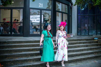 guests leaving after an exciting evening at the ChattaDerby 2025