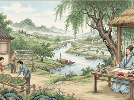 vers à soie et murier Yuan Zhen (元稹)