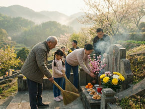 Qingming (清明节) : Honorer les Racines sous le Ciel de Printemps