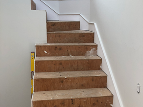 Reverse Stringer Staircase