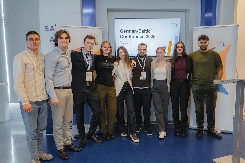 German-Baltic Conference Riga 2025 - Cluster A from the Perspective of a Young Journalist