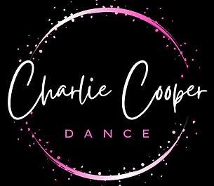 Charlie Cooper Dance Logo - Black background