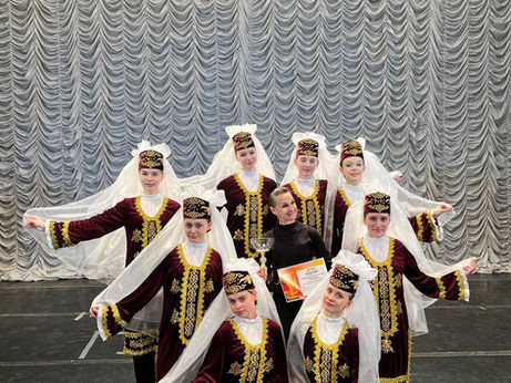 Ансамбля народного танца «Соната» ( руководитель Агеева Л.В.), выступили на Всероссийском конкурсе танцевального искусства