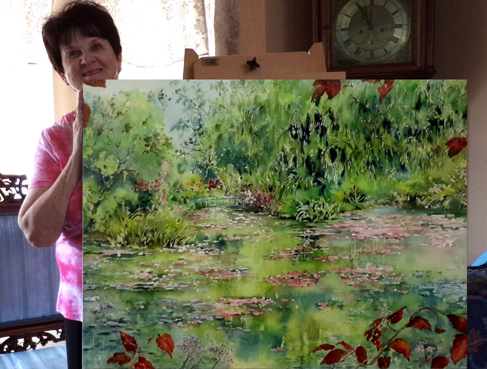 An acrylic painting by Victoria Zyluk