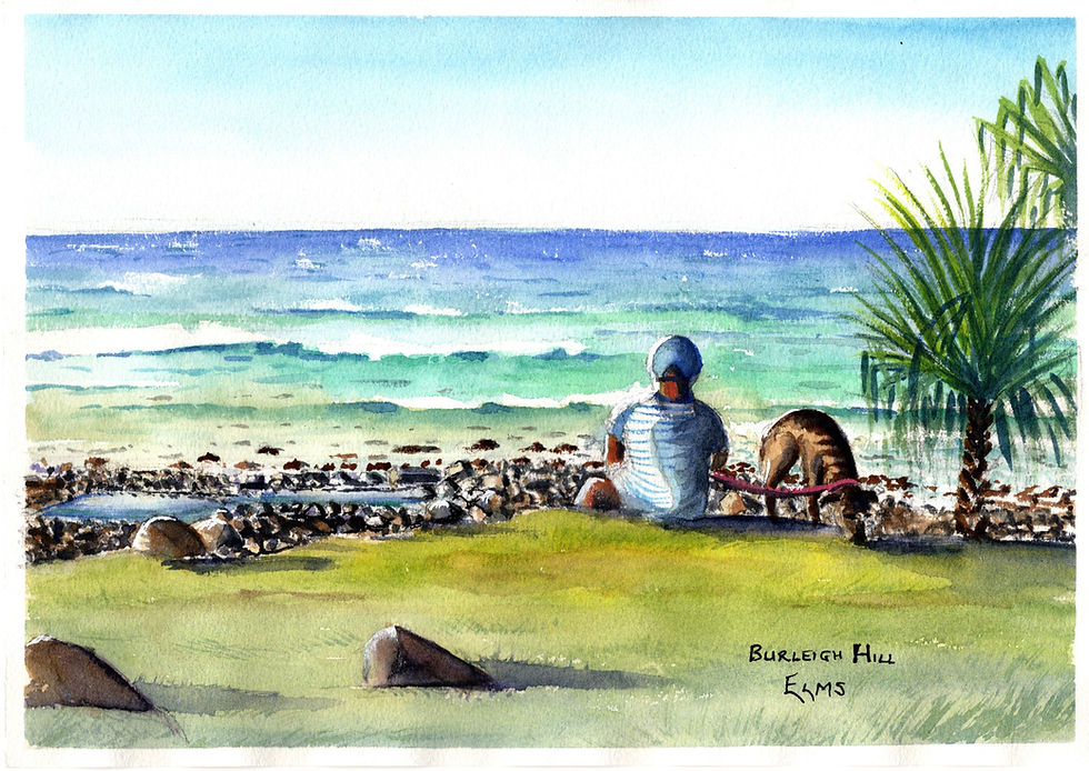 Thumbnail: Print with mat & backing (Click/swipe image)