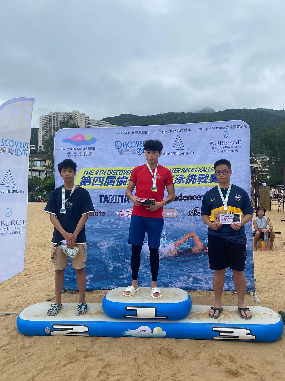 學員蘇竑睿及劉俊浩於15-17歲組別分別獲得第2名和第3名的好成績!