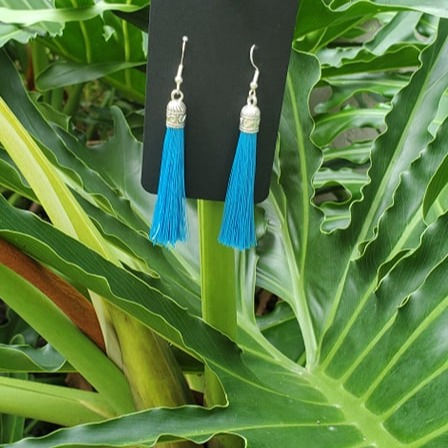 Tassel Earrings -Blue, Purple, Pink, Red, Orange