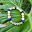 Thumbnail: Blue and Gold Eagle's School Spirit Stretchy Bracelet