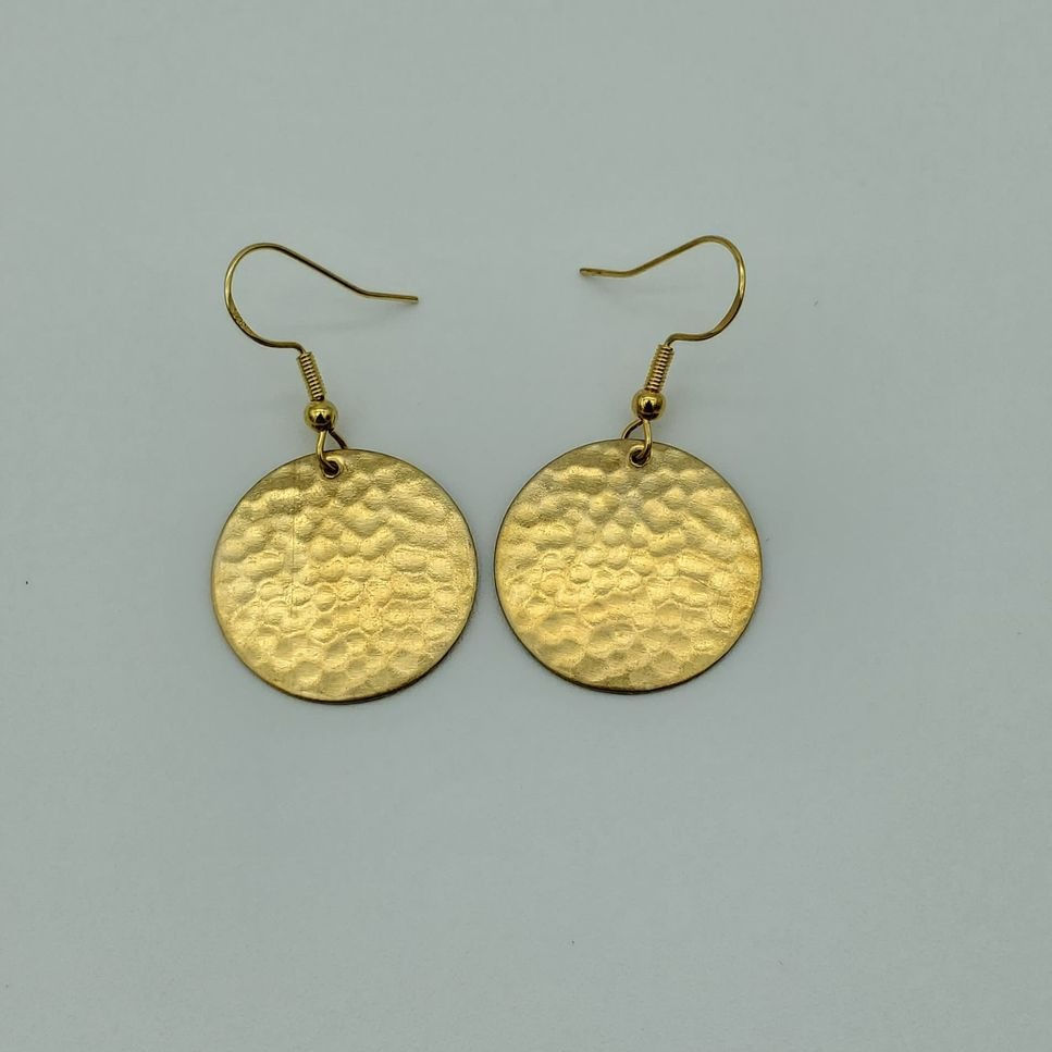 The Olivia Brass Collection - Hammered Circles