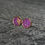 Thumbnail: Gold Flake Studs - purple