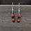 Thumbnail: School Spirit Earrings - Red/Black