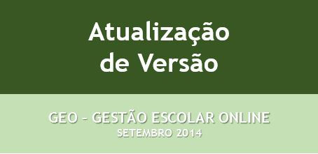Nova Atualizaçãdo do Sistema GEO