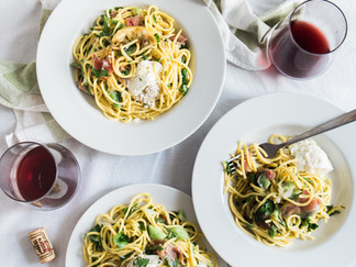 Spaghetti and Wine