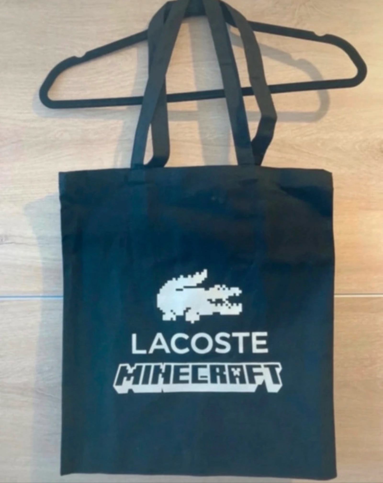 Tote bag Lacoste x Minecraft