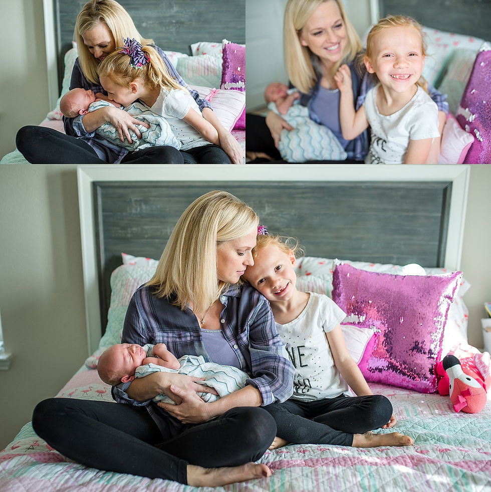 and and kids Trophy Club newborn photographer