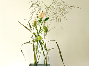 Crossing lines in Ikebana
