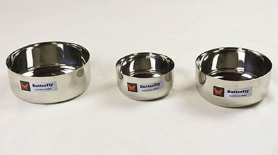 Stainless Steel 3pc Trinket Bowl Set