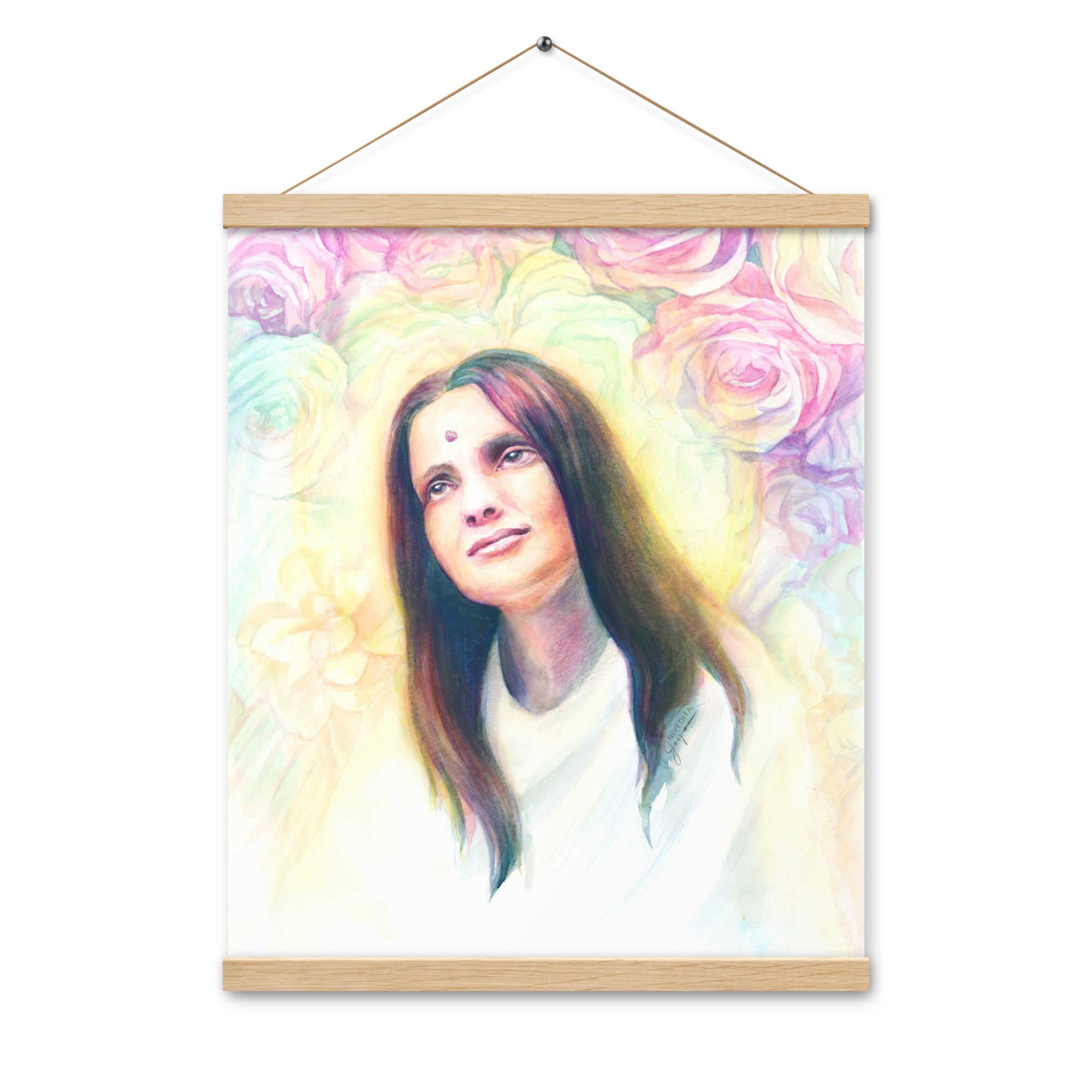 Poster with hangers: Anandamayi Ma