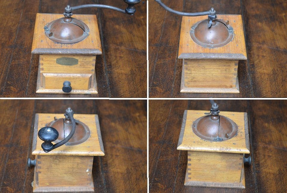 Miniature : フランス アンティーク コーヒーミル. xxx プジョー....