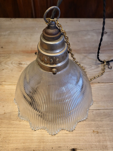 フランス アンティーク 1920年代、Holophane(ホロフェーン)社製造の