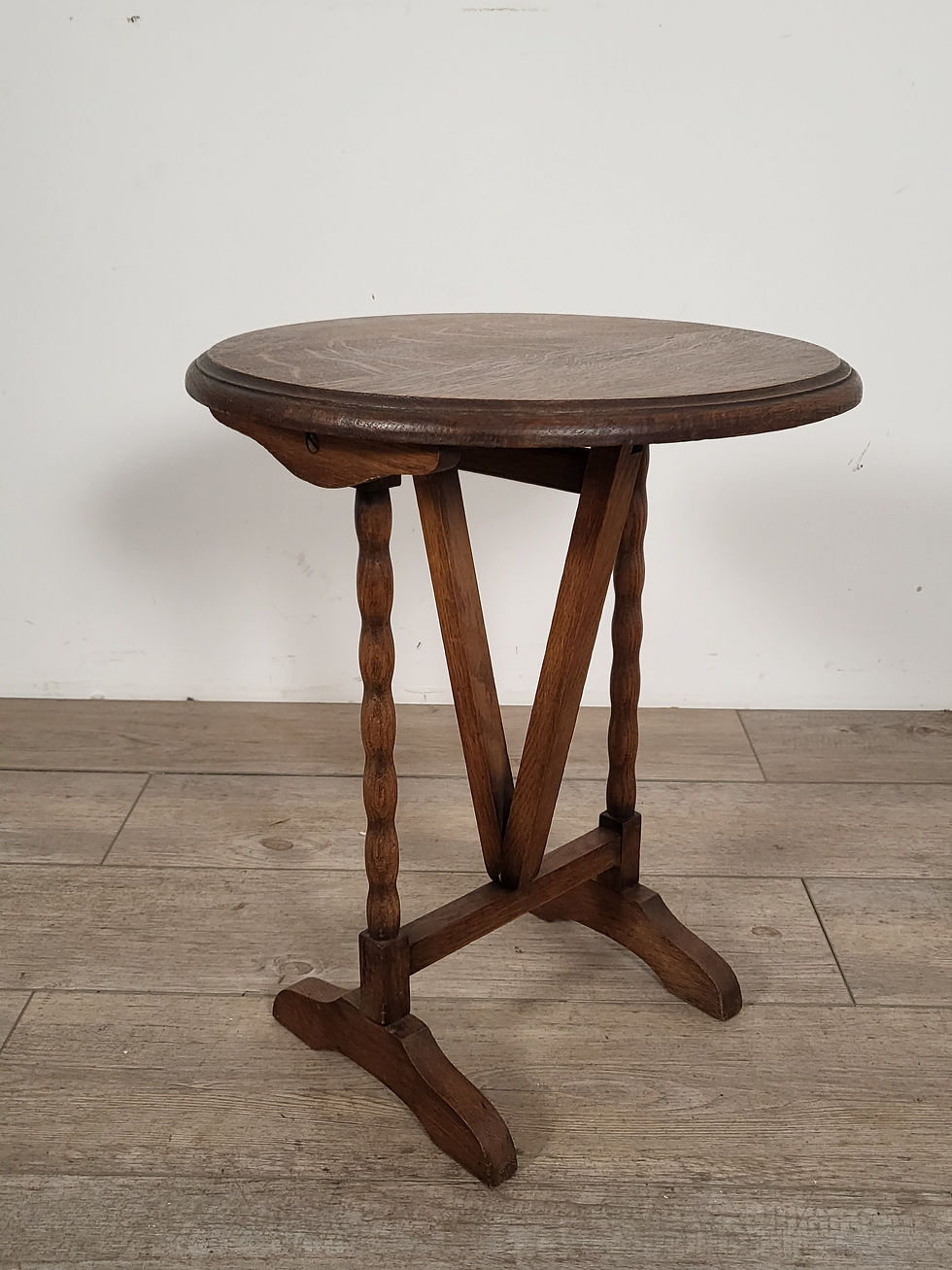 フランスアンティーク 小さめワインテーブル テイスティングテーブル 小さいテーブル 花置きテーブル ショップデイスプレイ 店舗什器