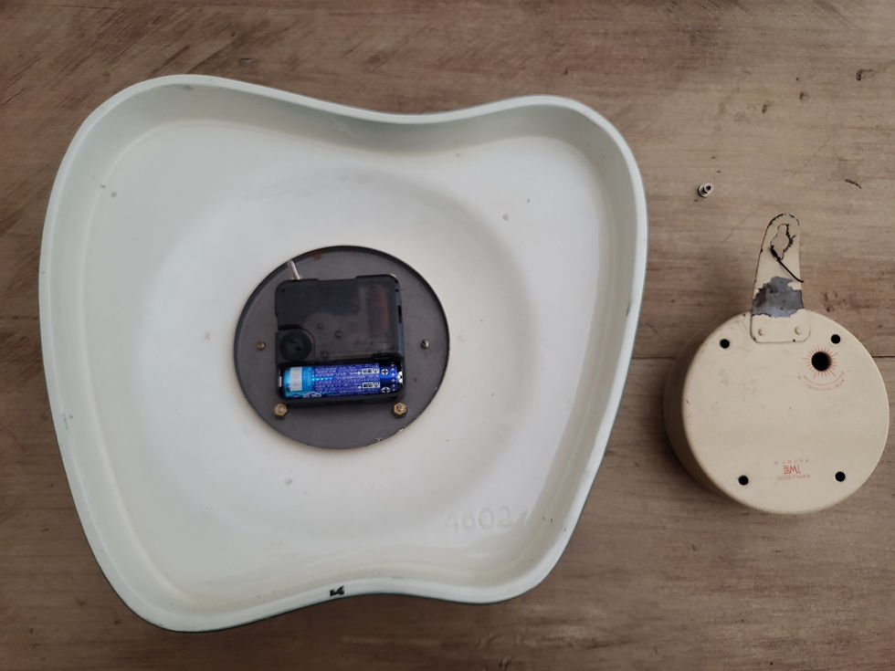 Miniature : フランス アンティーク   磁器 壁掛け時計